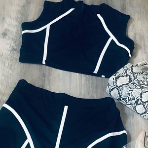 Black two piece set